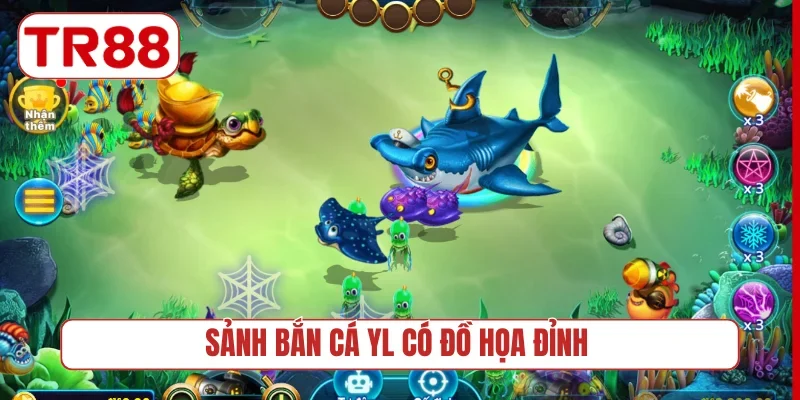 Sảnh bắn cá YL có đồ họa đỉnh