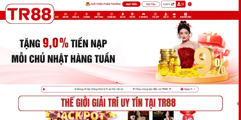 Thế giới giải trí uy tín tại TR88