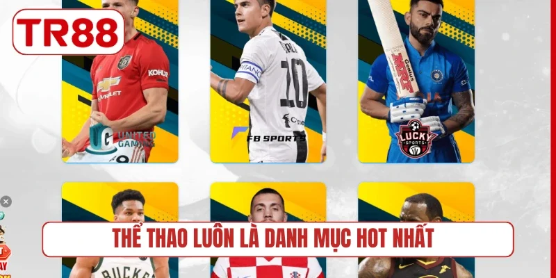 Thể thao luôn là danh mục hot nhất